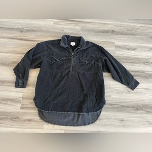 Offline by Aerie XL Charcoal Gray Corduroy Pullover